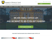 Tablet Screenshot of familyofficelist.org